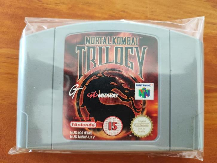 Mortal Kombat Trilogy N64 (pal), Spelcomputers en Games, Games | Nintendo 64, Gebruikt, Vechten, 2 spelers, Vanaf 16 jaar, Ophalen of Verzenden