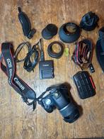 Canon EOS 500D DLSR + 2 lenzen + veel accessoires, Spiegelreflex, Canon, Ophalen of Verzenden, Zo goed als nieuw