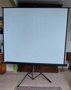 projectiescherm  met groot scherm, Ophalen, Zo goed als nieuw