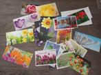 Kaarten met bloemen, ansichtkaarten, Verzamelen, Ophalen of Verzenden, 1980 tot heden