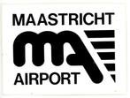 sticker Maastricht Airport, Overige typen, Ophalen of Verzenden, Zo goed als nieuw