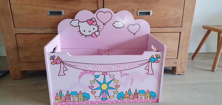Hello Kitty Speelgoedkist, Kinderen en Baby's, Speelgoed | Overig, Gebruikt, Jongen of Meisje, Ophalen of Verzenden