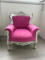 Kinderfauteuil Roze Barok, Ophalen, Minder dan 50 cm, Minder dan 75 cm, Zo goed als nieuw