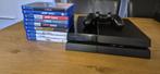 PlayStation 4 + Controller + 9 Spellen (oa. FIFA en F1), Spelcomputers en Games, Spelcomputers | Sony PlayStation 4, Ophalen, Zo goed als nieuw