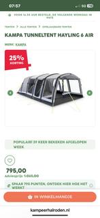 Kampa tunneltent 6 personen, Ophalen of Verzenden, Zo goed als nieuw