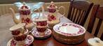 Vintage Servies met Rozenmotief Queen Anne, Gebruikt, Ophalen of Verzenden, Overige stijlen, Porselein