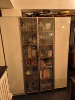 Ikea Pax kasten vier stuks met glas/alu deuren, 25 tot 50 cm, Gebruikt, Met deur(en), Glas