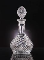 Art Deco antiek karaf met diamand structuur - Super conditie, Ophalen of Verzenden