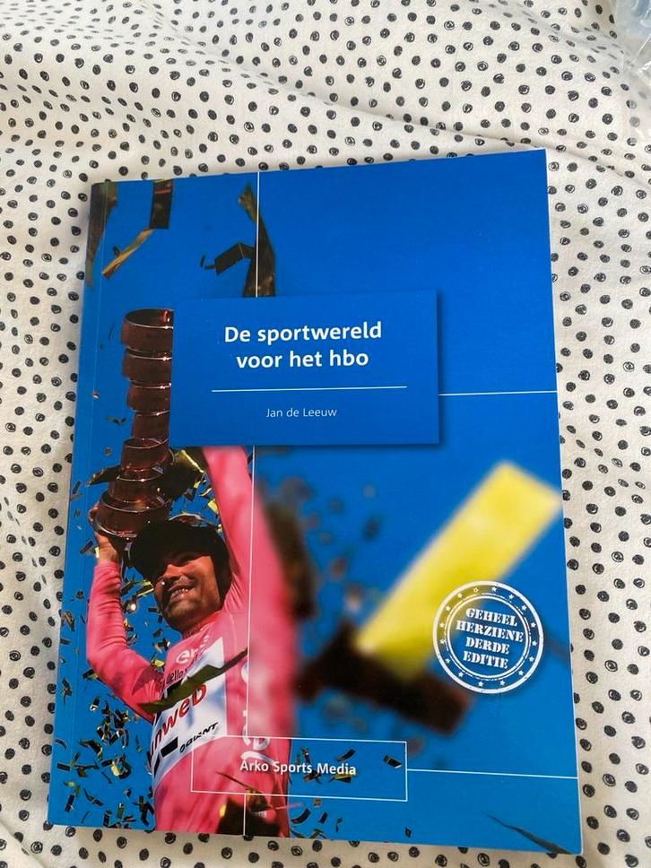 Sportwereld voor het HBO - Jan de Leeuw, Boeken, Studieboeken en Cursussen, Zo goed als nieuw, HBO, Ophalen of Verzenden