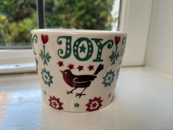 Nieuw! Candle Pot Christmas Joy Robin, Emma Bridgewater, Huis en Inrichting, Keuken | Servies, Nieuw, Overige typen, Overige stijlen