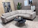 ZGAN Velvet Velours Hoekbank - Beige - 251 x 251, Ophalen, 250 tot 300 cm, -, Trendy Velvet Velours Hoekbank Beige Hotel Chique