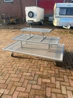 Metalen displaytafel / presentatietafel op wielen, 100 liter of meer, Ophalen, Gebruikt, Transportkar