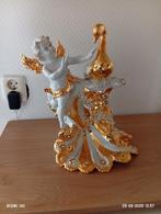 Capodiemonte engel met pauw, Verzamelen, Swarovski, Ophalen of Verzenden, Zo goed als nieuw, Figuurtje