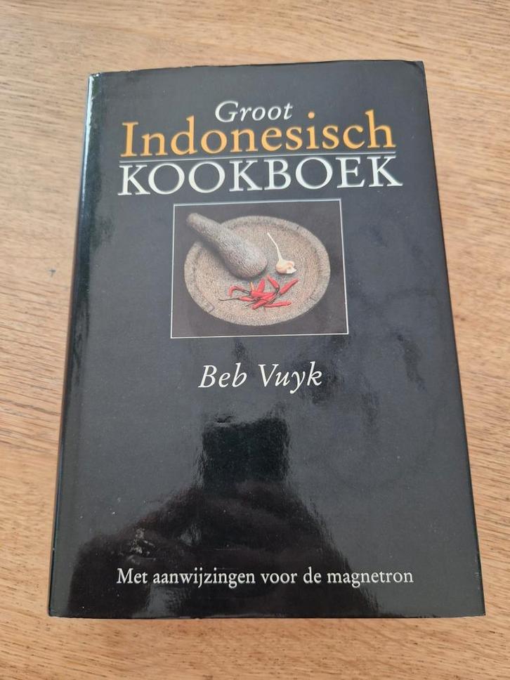 Groot
Indonesisch KOOKBOEK Beb Vuyk, Boeken, Kookboeken, Zo goed als nieuw, Azië en Oosters, Ophalen of Verzenden