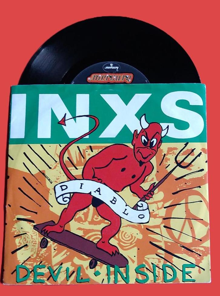 🎃INXS - Devil inside, Cd's en Dvd's, Vinyl Singles, Zo goed als nieuw, Single, Overige genres, 7 inch, Verzenden