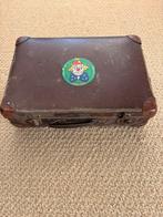 Kleine oude bruine koffer, Overige materialen, Gebruikt, Minder dan 50 cm, Ophalen of Verzenden