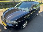 Seat Ibiza 1.4 16v 2007 1 jaar APK NAP Airco Elektrisch Pakk, Voorwielaandrijving, Zwart, 4 cilinders, Origineel Nederlands
