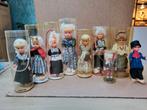 Verzameling van 9 poppen in Nederlandse klederdracht, Ophalen of Verzenden, Gebruikt, Pop