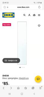 Spiegeldeur 3x; Pax kast- Aheim 50x229cm, Huis en Inrichting, Kasten | Kledingkasten, Ophalen, 200 cm of meer, Pax, 50 tot 100 cm