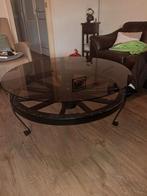 Te koop, Huis en Inrichting, Tafels | Salontafels, Rond, Ophalen of Verzenden, Zo goed als nieuw, Minder dan 50 cm