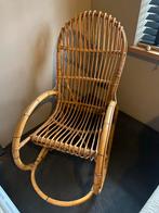 Bamboe Schommelstoel, ibiza stijl, Huis en Inrichting, Stoelen, Ophalen, Gebruikt, Bruin, Riet of Rotan