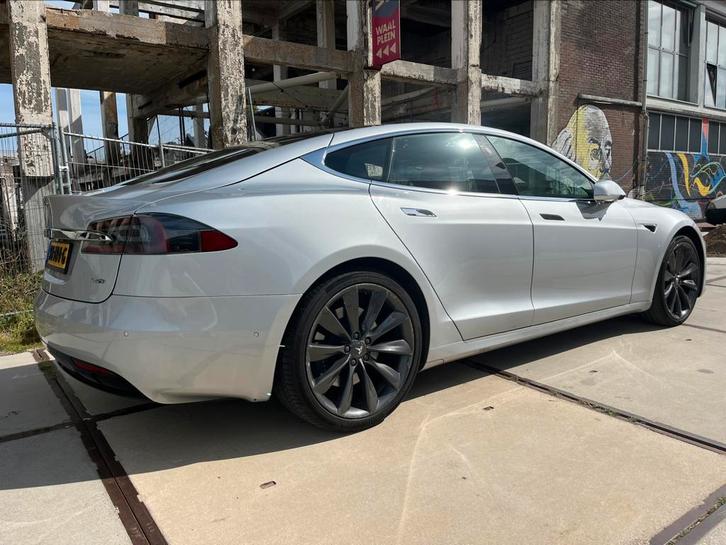 Tesla Model S 75D 2018 Unieke kleurcombinatie, Auto's, Tesla, Particulier, Model S, Elektrisch, Hatchback, Automaat, Origineel Nederlands