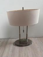 Crème/beige staande lamp met trekkoord schakelaar, Ophalen of Verzenden, Gebruikt, Stof, Minder dan 50 cm