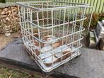 IBC kooi met kunststof pallet, Doe-het-zelf en Verbouw, Kratten en Dozen, Ophalen, Gebruikt, 100 cm of meer, 60 cm of meer