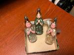 ANTIEKE KERSTBALLEN ENGELTJES MET VLEUGELS, Ophalen of Verzenden