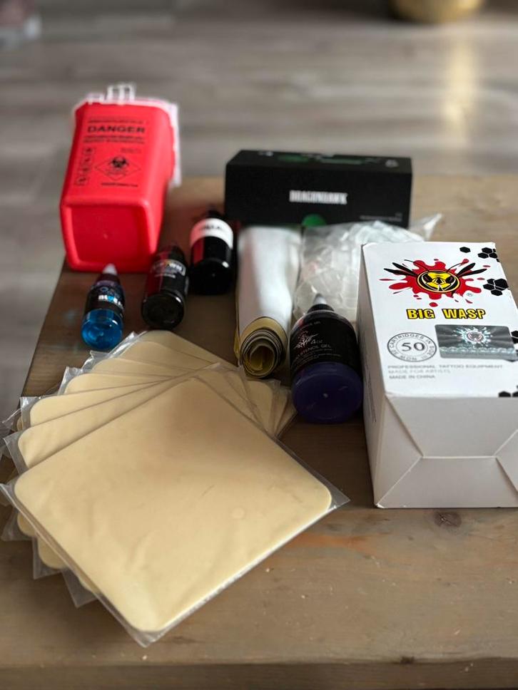 Tattoo machine en toebehoren, Hobby en Vrije tijd, Tekenen, Nieuw, Overige typen, Ophalen