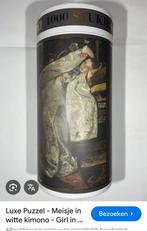 Luxe Puzzel - Meisje in witte kimono - 1000 stukjes, Ophalen of Verzenden, Nieuw