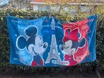 Disneyland Handdoek Mickey & Minnie Parijs, Ophalen of Verzenden, Gebruikt, Blauw, Handdoek