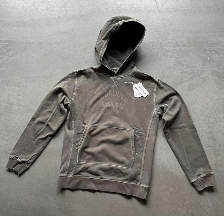 Hoodie/sweater met capuchon Woolrich donker khaki 176 nieuw, Kinderen en Baby's, Kinderkleding | Maat 176, Nieuw, Jongen, Trui of Vest