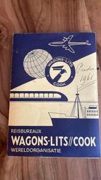 Wagon lits folder, toerisme jaren zestig, reclame bp, Ophalen of Verzenden