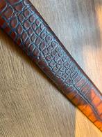 Exclusieve krokodillen leren riem, Overige kleuren, Echt leder, Zo goed als nieuw, Riem of Ceintuur