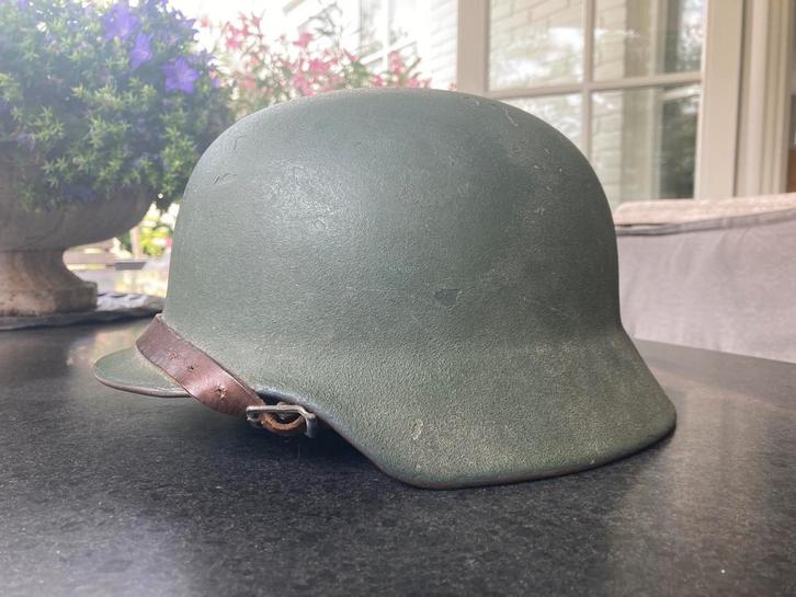Duitse helm Stahlhelm BGS M53 100% orgineel, Verzamelen, Militaria | Tweede Wereldoorlog, Landmacht, Helm of Baret, Duitsland