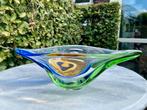 Frantisek Zemek 1960 Bohemian glazen schaal / bowl, Ophalen of Verzenden, Minder dan 50 cm, Rood, Glas