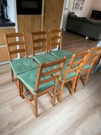 6x Ikea Jokkmokk stoelen, Ophalen, Gebruikt, Bruin, Vijf, Zes of meer stoelen