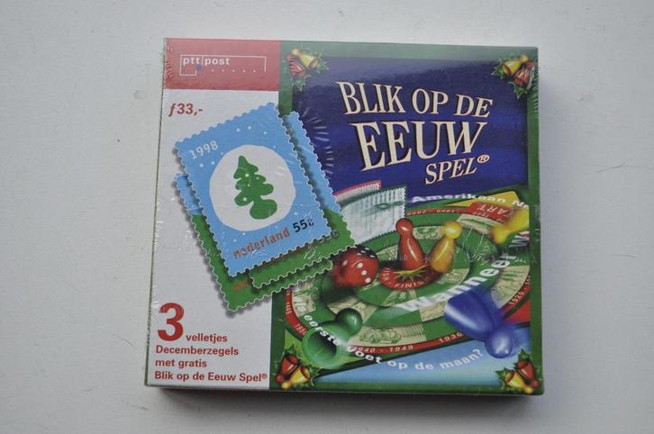 Blik op de Eeuw spel PTT Post kerstpostzegels geseald 1998, Postzegels en Munten, Postzegels | Nederland, Postfris, Na 1940, Ophalen of Verzenden