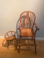 Houten moeder en kind kinderstoelen, Ophalen, Gebruikt, Meegroeistoel