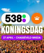 tickets 538 koningsdag Breda, Tickets en Kaartjes, Evenementen en Festivals, Twee personen