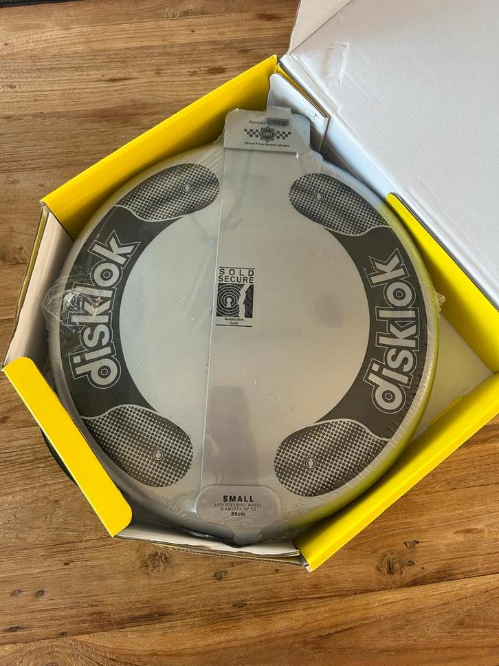 Disklok Stuurslot 35-39cm - Nieuw in doos!, Auto diversen, Anti-diefstal, Nieuw, Ophalen of Verzenden