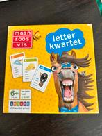 Letter kwartet ‘Maan Roos Vis’, Ophalen of Verzenden, Gebruikt