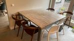 Eettafel 140x140 TEAB, Huis en Inrichting, Tafels | Eettafels, Ophalen, Zo goed als nieuw, Rechthoekig, 50 tot 100 cm