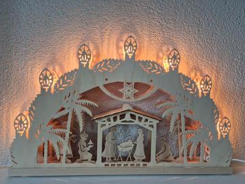 Duitse kerst lichtboog kerststal Erzgebergte Erzgebirge beschikbaar voor biedingen