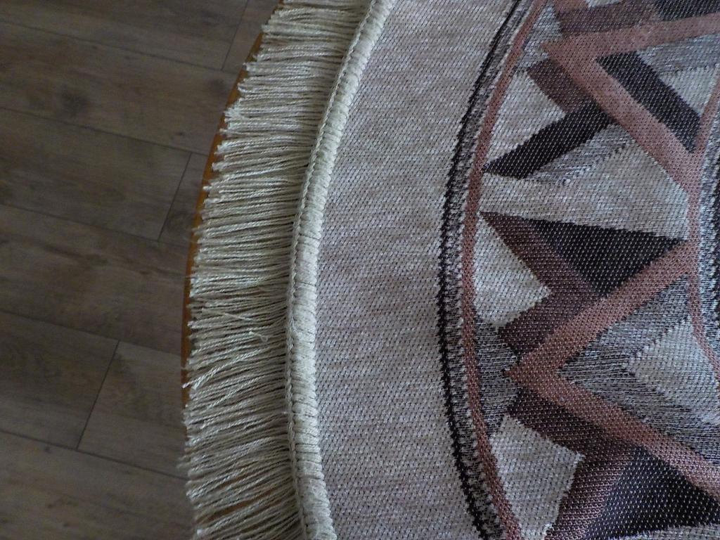 Mooie handweef tafelkleed rond 150 cm, Huis en Inrichting, Ophalen of Verzenden, Zo goed als nieuw, Rond, Binnen