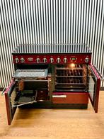 Luxe Falcon Fornuis Cranberry 5 zones & 3 ovens 110 cm, Fornello Esperta, Ophalen of Verzenden, Zo goed als nieuw, Energieklasse A of zuiniger