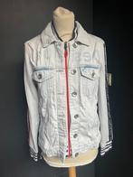 Leuke dames jeans / sweat jasje DESIGUAL maat M, Kleding | Dames, Jassen | Zomer, Maat 38/40 (M), Blauw, Ophalen of Verzenden