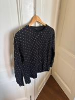 Mango zwarte trui met witte polkadots, maat M /L, Maat 38/40 (M), Mango, Zwart, Ophalen of Verzenden