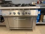 Gasfornuis (4 plekken) inclusief oven Horeca apparaatuur, Ophalen, 60 cm of meer, Zo goed als nieuw, Gas